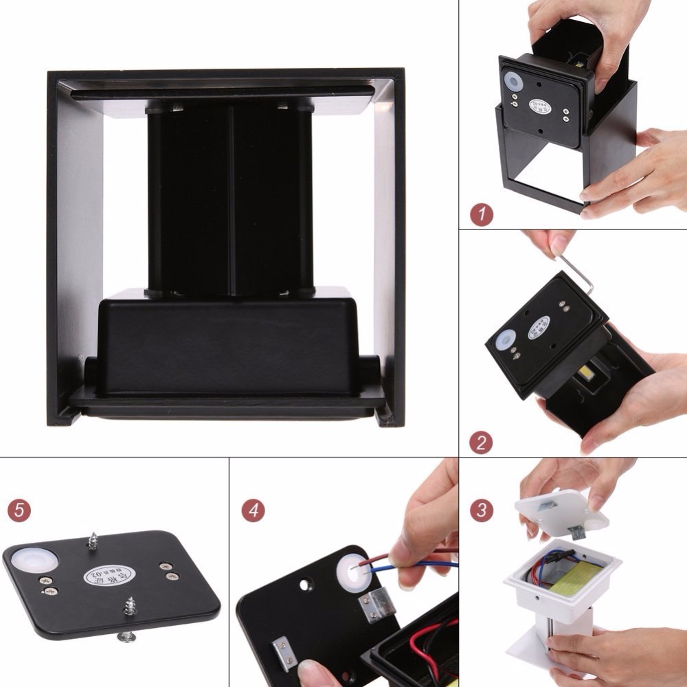 Feimefeiyou 12W luminaria lampada led IP67 outdoor Led Wall Lamp Aluminum Adjustable Surface Mounted Cube Led Garden Porch Light