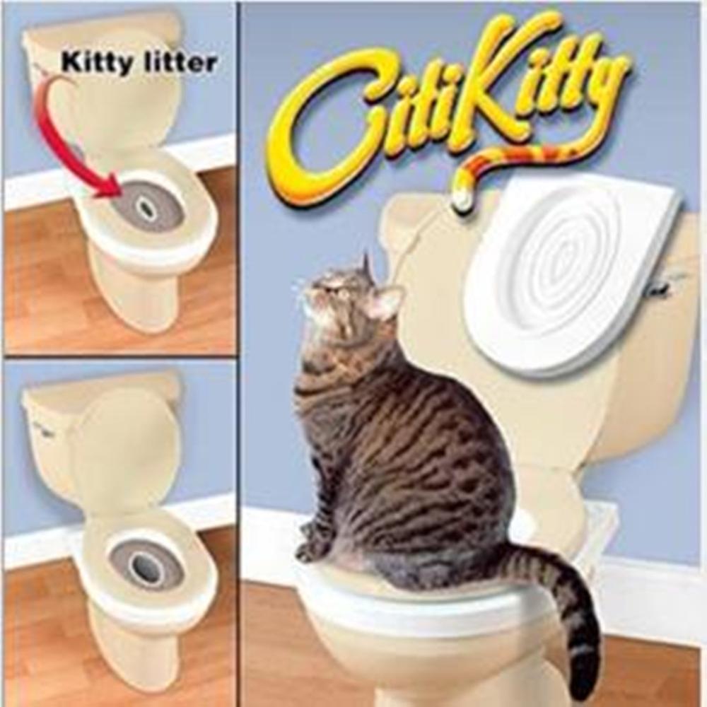 Kæledyr toilet sengevand anti stænk katte kuld kasse kæledyr toilet træner hvalp kat toilet kuld træner katte ceaning toilet forsyninger