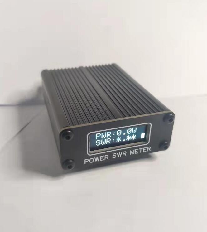 Open Source Mini QRP 1.6M-30Mhz SWR HF Short Wave Standing Wave Meter SWR Meter Power Meter + OLED + Battery Based on G8GYW