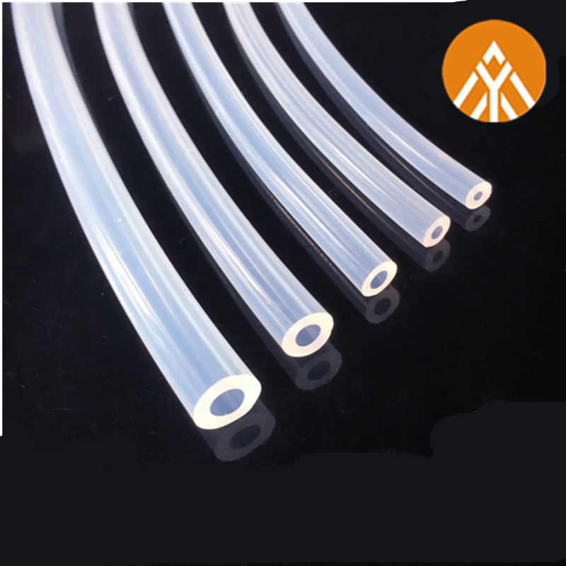 Tubo de silicona transparente translúcido para uso agrícola, tubo Flexible de goma suave y seguro de grado alimenticio de 10M, 3x4/4x5/5x6mm