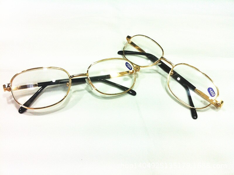 TWO pairsfull-rim alloy high number glasses lenses men women reading glasses +4.5 +5.0 +5.5 +6.0