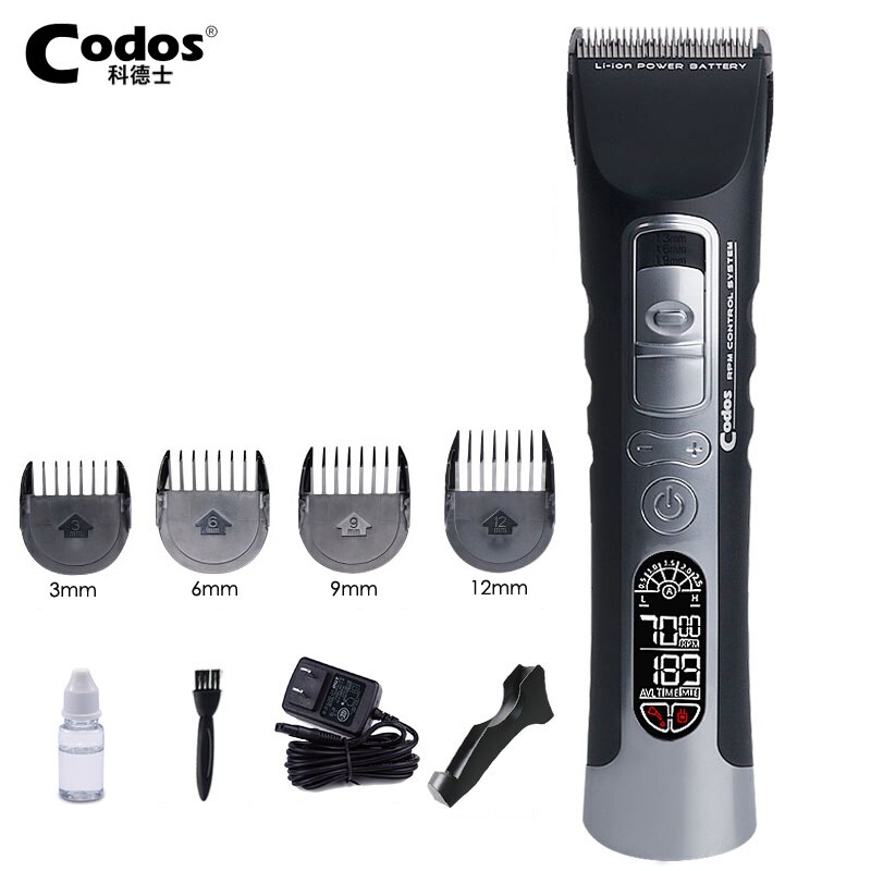 Codos Professionele Oplaadbare Tondeuse Voor Kapper Salon Elektrische Tondeuse Keramische Cutter Snijmachine