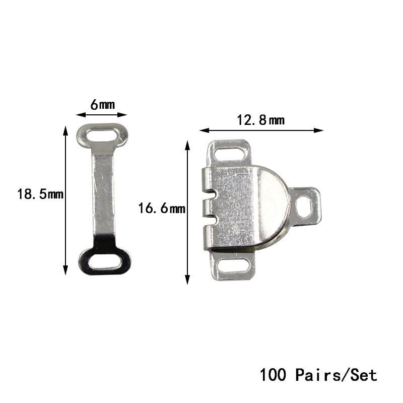 100 Stks/set Kledingstuk Haken Metalen Broek Rok Haken Voor Pak Broek Knop Diy Kleding Naaien Accessoires: Style 01