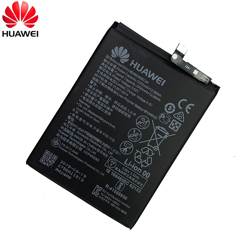 100% Original Hua Wei Replacement Phone Battery HB396285ECW 3400mAh For Huawei P20 Honor 10 Honor10 Lite Batteries Batteria