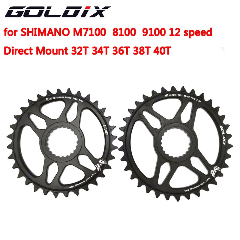 Direct Mount Mtb Kettingblad 32T 34T 36T 38T 40T Mountain Fiets Kettingwiel Voor M6100 M7100 m8100 M9100 12 Speed Crankstel