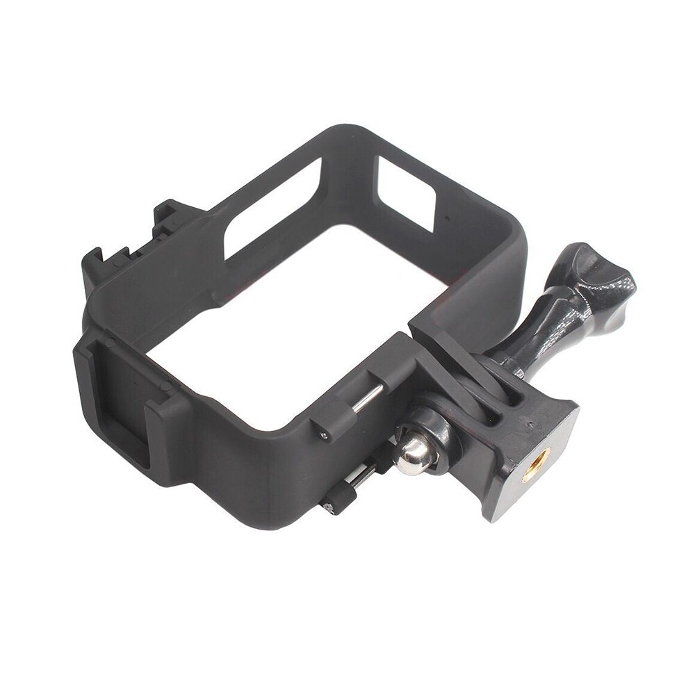 Standaard Montage Beugel Anti Anti-Collision Frame Kooi Met 2 Cold Shoe Mount Voor Insta360 Een R panoramisch Actie Camera