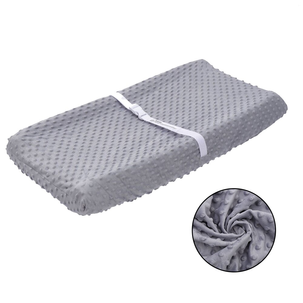 Fralda do bebê durável mudando tapete almofada capa de mesa macio respirável reutilizável mudando capa para o bebê recém-nascido infantil crianças esteira: Light Grey