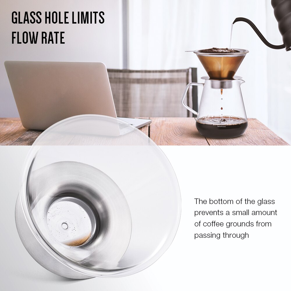 SOULHAND Glass Coffee Pot Dripper Moka Tea Maker Percolator Barista Tools Espresso Manual Kettle Teapot Pour Over Coffee Dripper