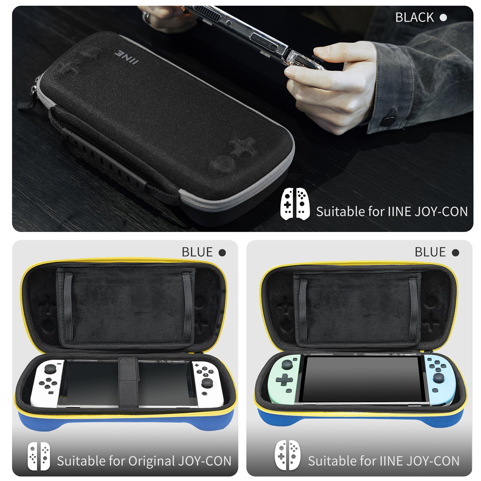 Line storage bag fits wake up controller version 2 compatible nintendo switch/oled