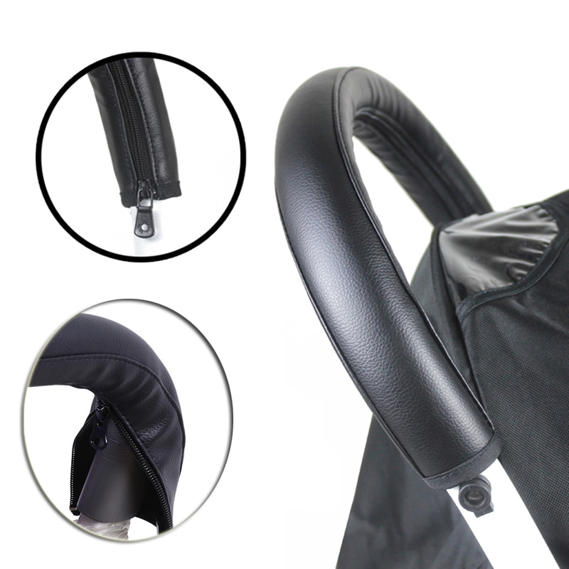 Armlehne PU Schutzhülle Abdeckung Kinderwagen Kinderwagen Zubehör Baby Kinderwagen Für Armlehne Abdeckungen Griff Rollstühle