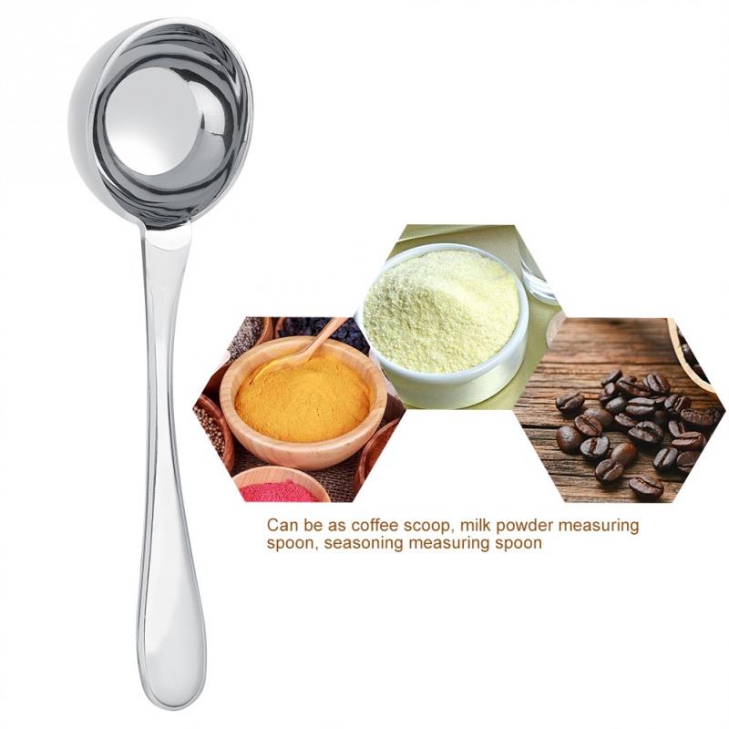 15ml/25ml colher de café engrossar colher de sopa de aço inoxidável colheres de medição colher de sopa para frutas em pó leite seco bakeware