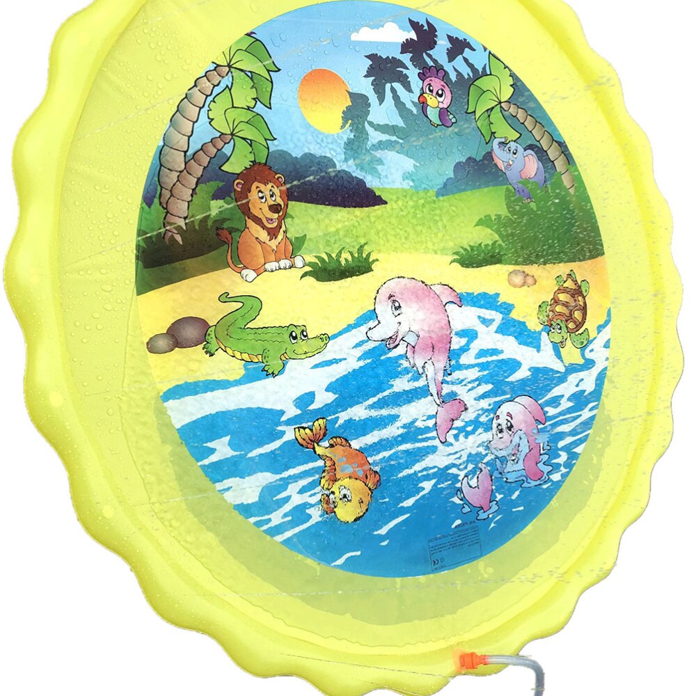 1pc sammenleggbare morsomme lekeputer vannspraymatte spraypute for barn