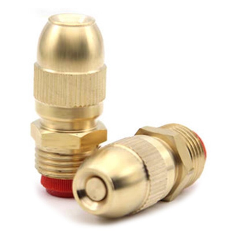 10Pcs 1/2 inch Adjustable Sprinkler Middle Distance Sprinkler Brass Nozzle Garden Lawn Irrigation Watering Fittings