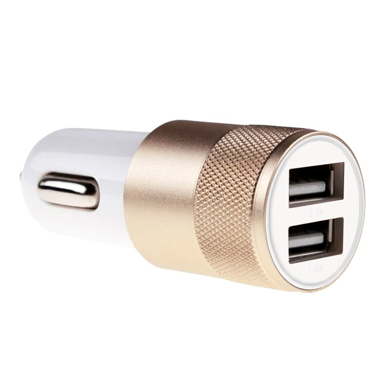 Dual 2 USB Ports Car Charger Universal Intelligent Charging Mini USB Car Charger For iPhone Samsung Android Phone #2