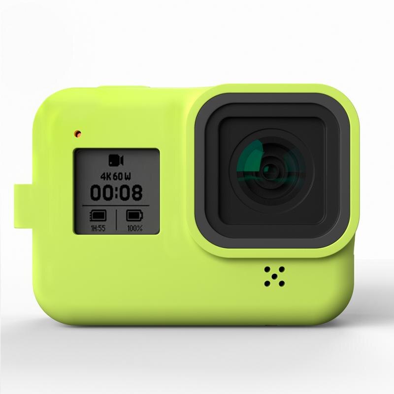 Coque en silicone pour GoPro Hero 8 noir Gopro8 coque en silicone Gopro 8 accessoires Anti-chute étui de protection coque en silicone