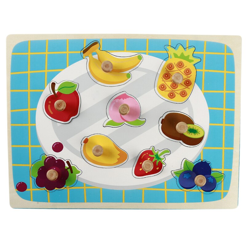 Kids Puzzel Speelgoed Cartoon Afdrukken Houten Puzzels Puzzel Baby Educatief Speelgoed Voor Kinderen