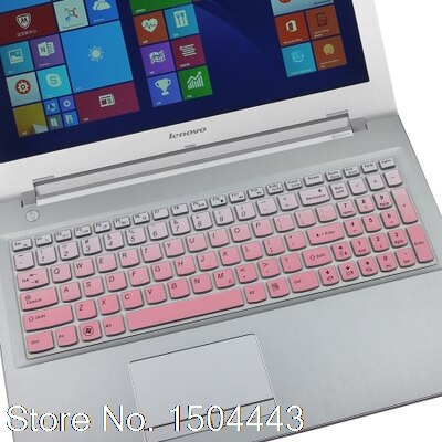 Silikon Tastatur Abdeckung Schutz für Lenovo Ideapad Z50 70 75 Z50-70 Z50-75 100-15 100-15IBY 100- 15IB B50-10 G700 G500 G505: fadepink