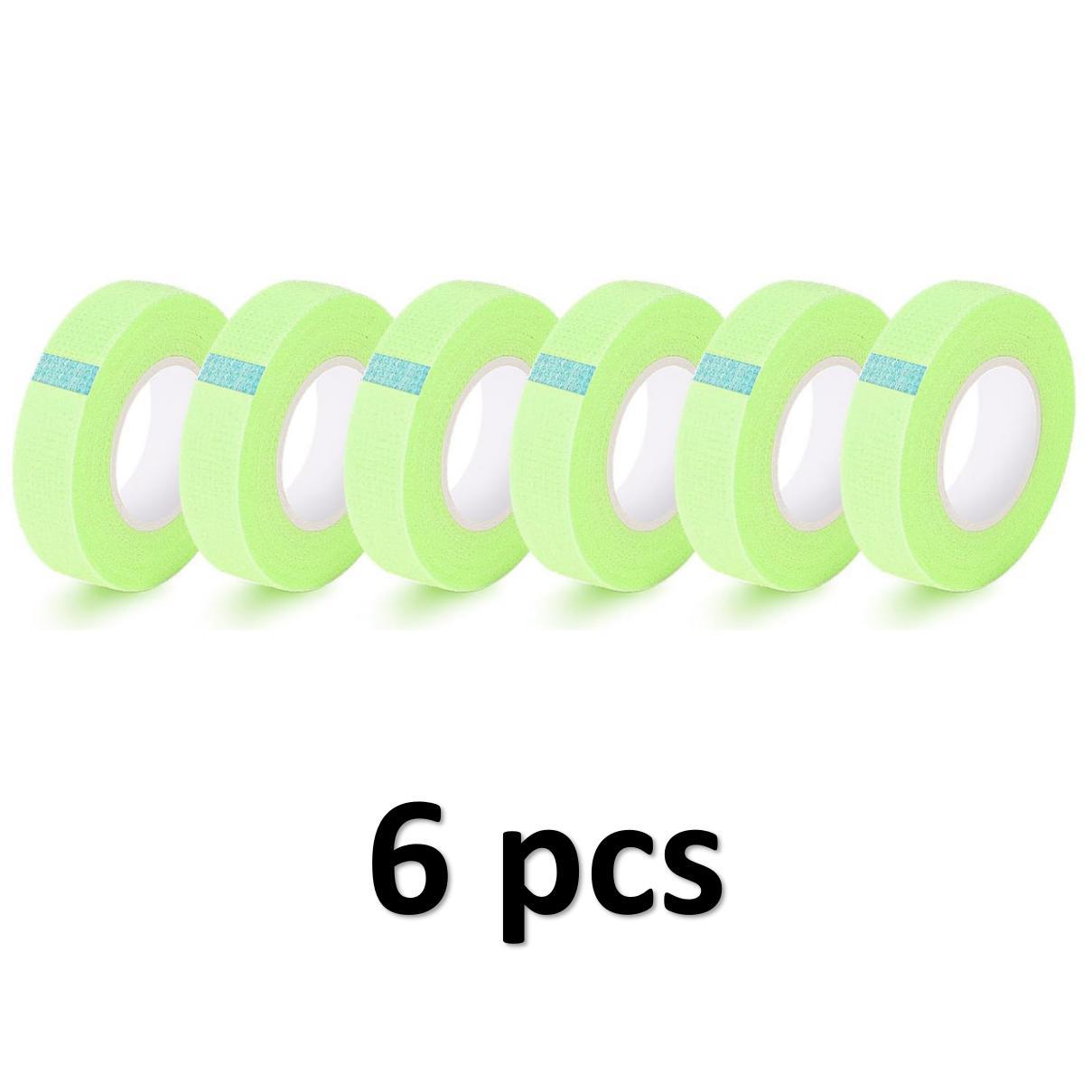 3/6 rollos de cinta aislante japonesa para extensión de pestañas sin pelusa debajo de los ojos almohadillas transpirables cinta no tejida parche de papel para pestañas: Grey