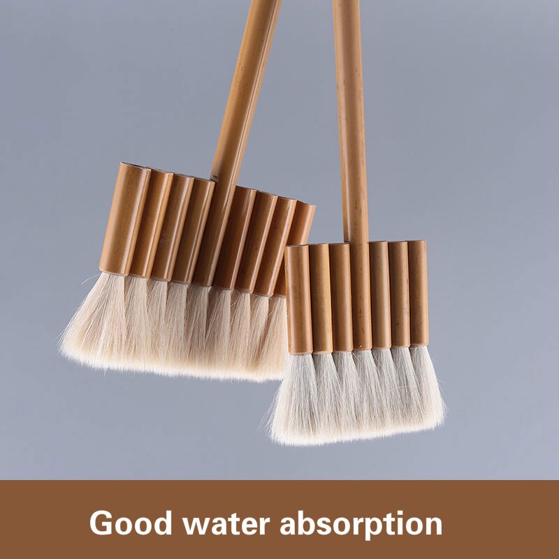 Pittura cinese Spazzola di Lana Disegno Ad Acquerello Pennello A Testa Piatta Acquerello Fila Spazzola Sfondo Parete Della Pittura A Olio Pennello