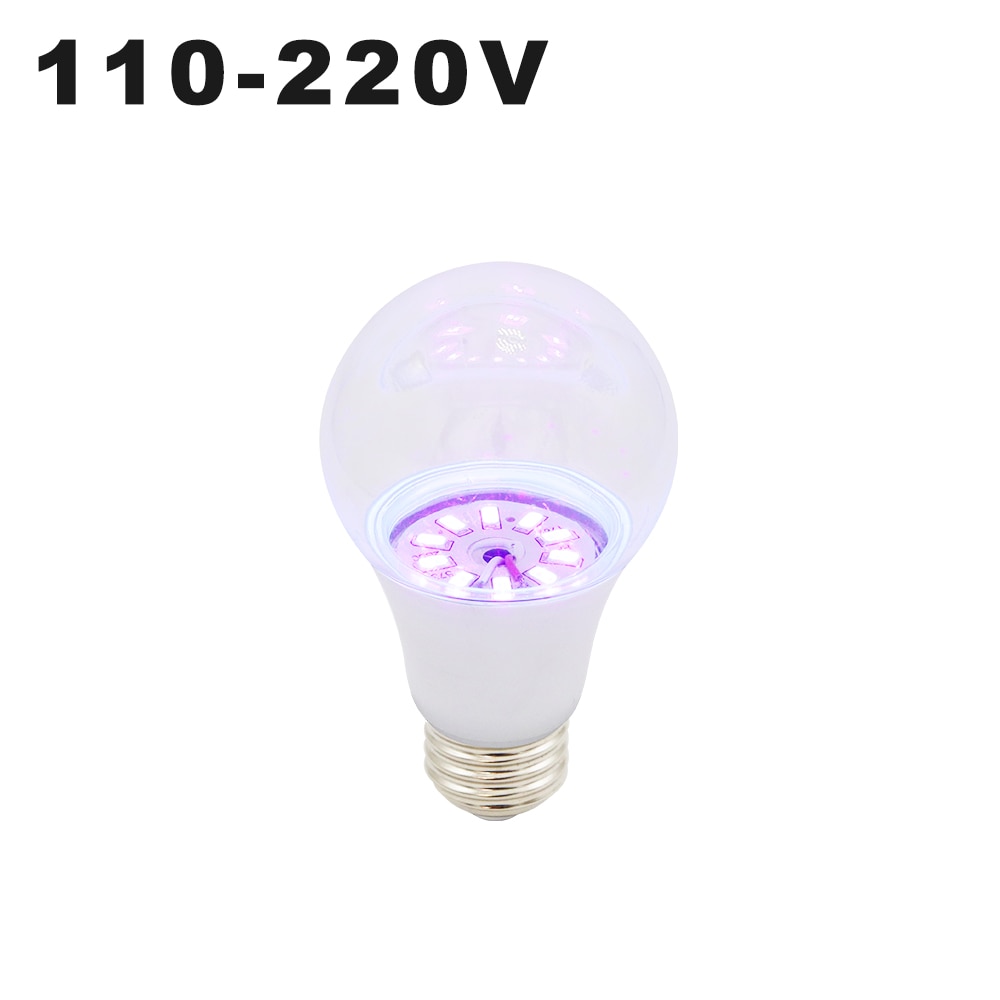 AC110-220V Smd 5730 Led Uva Lampen 5W 7W Ultraviolet Desinfection Lampen E27 Uv Led Kiemdodende Lichten Uv sterilisator