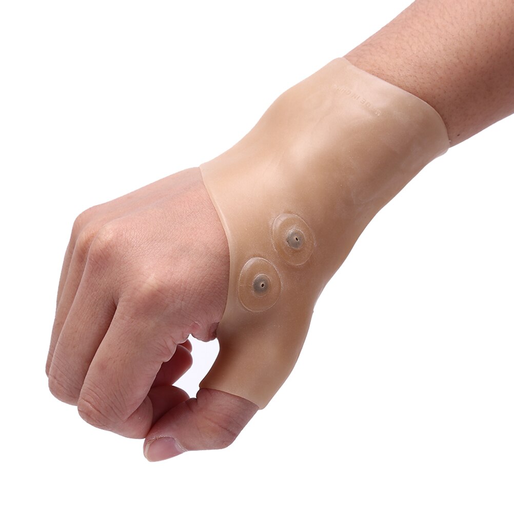 1Pc Siliconen Pols Handschoen Magnetische Therapie Vingerloze Handschoenen Artritis Pijn Genezen Gewrichten
