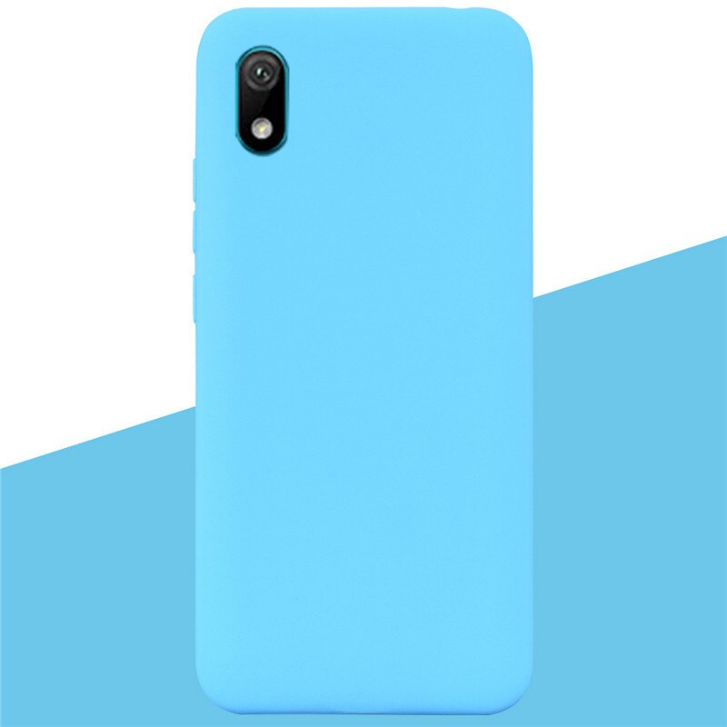 For Huawei y5 Case Silicone TPU back Cover Soft Phone Case For Huawei Y5 Coque Shell Y 5 5.71 inch Shell Fundas: 5 Sky Blue