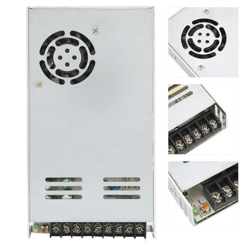 Switching Power 12V 30A Switching Power Supply Power Source Efficient 360W Metal Shell for LED Strip Light Switching Power