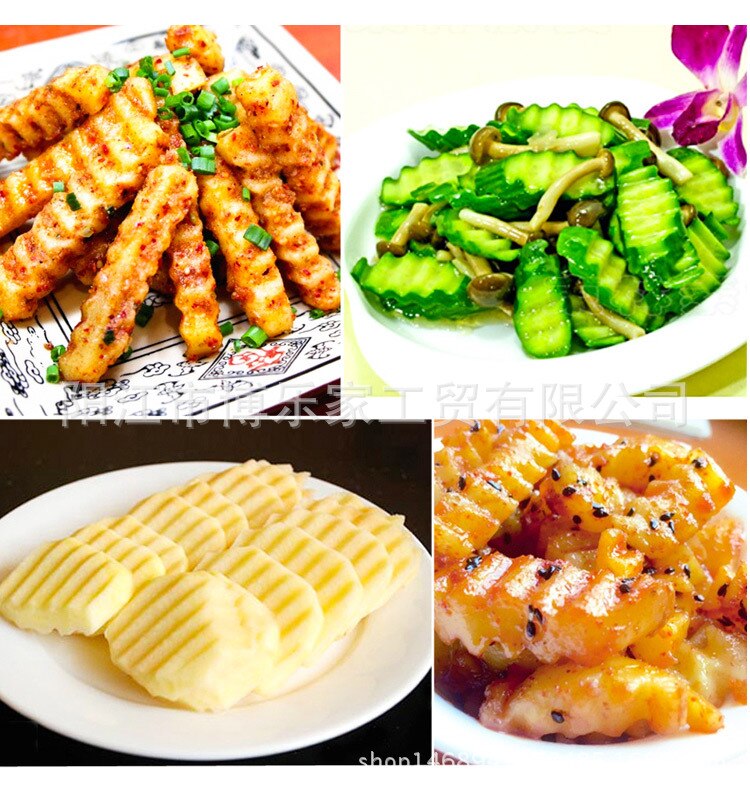 Stainless Steel Potato Cut Potato Wave Knife French Fries Cut Wave Cut French Fries Knife Kitchen Cutting Tools