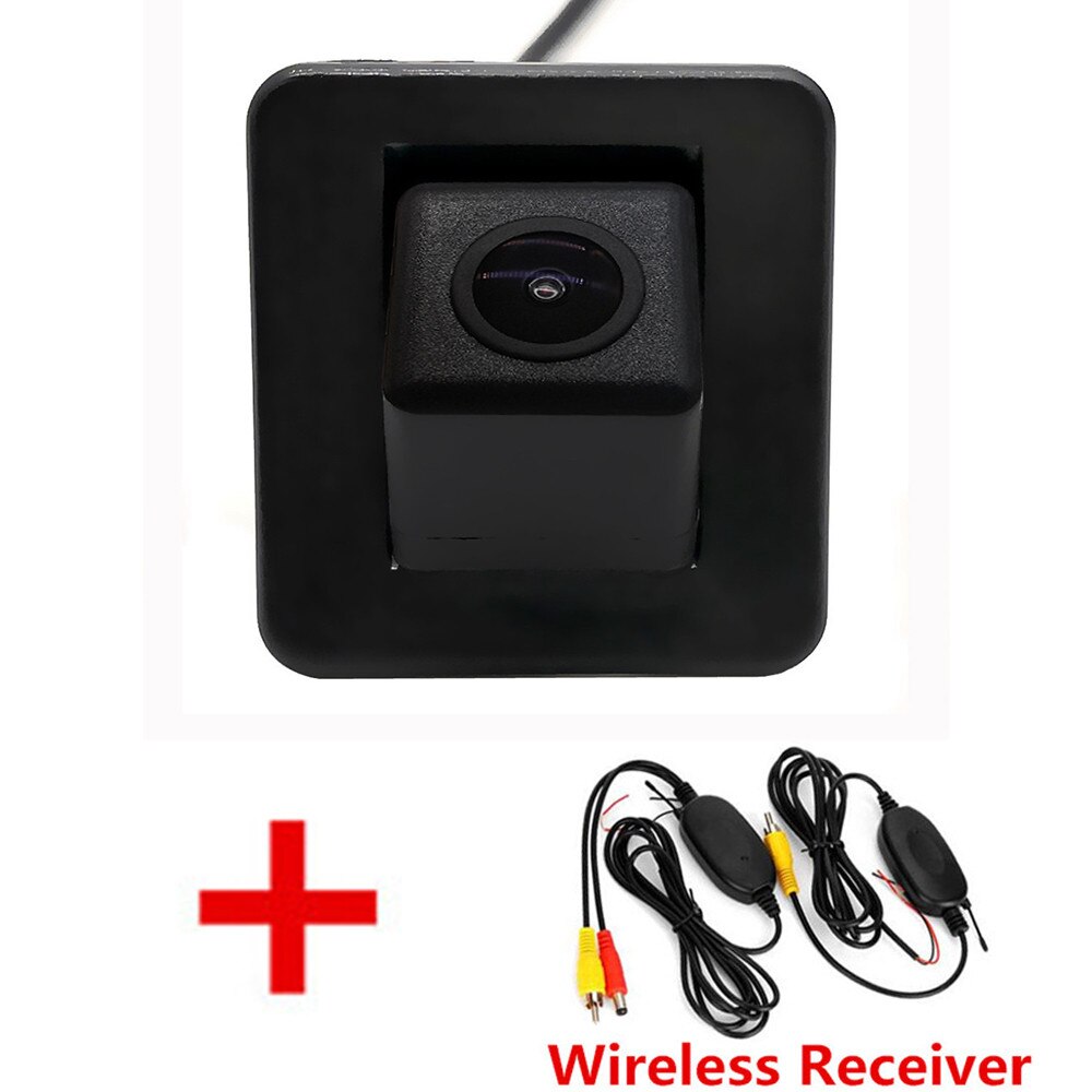 Cámara de visión trasera para coche, videocámara inalámbrica de trayectoria dinámica HD, ojo de pez, para Lada Vesta SW Cross/Vasa SW Wagon: Wireless No LED / Fixed Parking Line