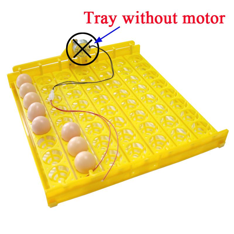Incubadora automática de 56 huevos, 7*8 orificios, incubadora de pollos, patos y otras aves de corral, huevos, aves de corral, equipo de incubación: Tray without motor