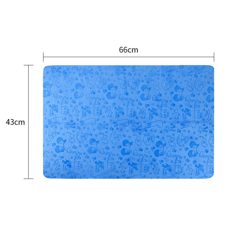 Pet Drying Towel - 66x43cm - Super Absorbent PVA Suede - Washable Dog & Cat Towel