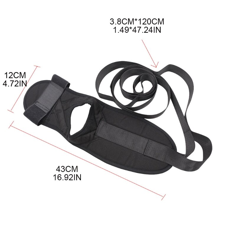 Yoga Strap Stretch Bands Leg Lacing Belt Fitness Exerciser Assisted Stretcher