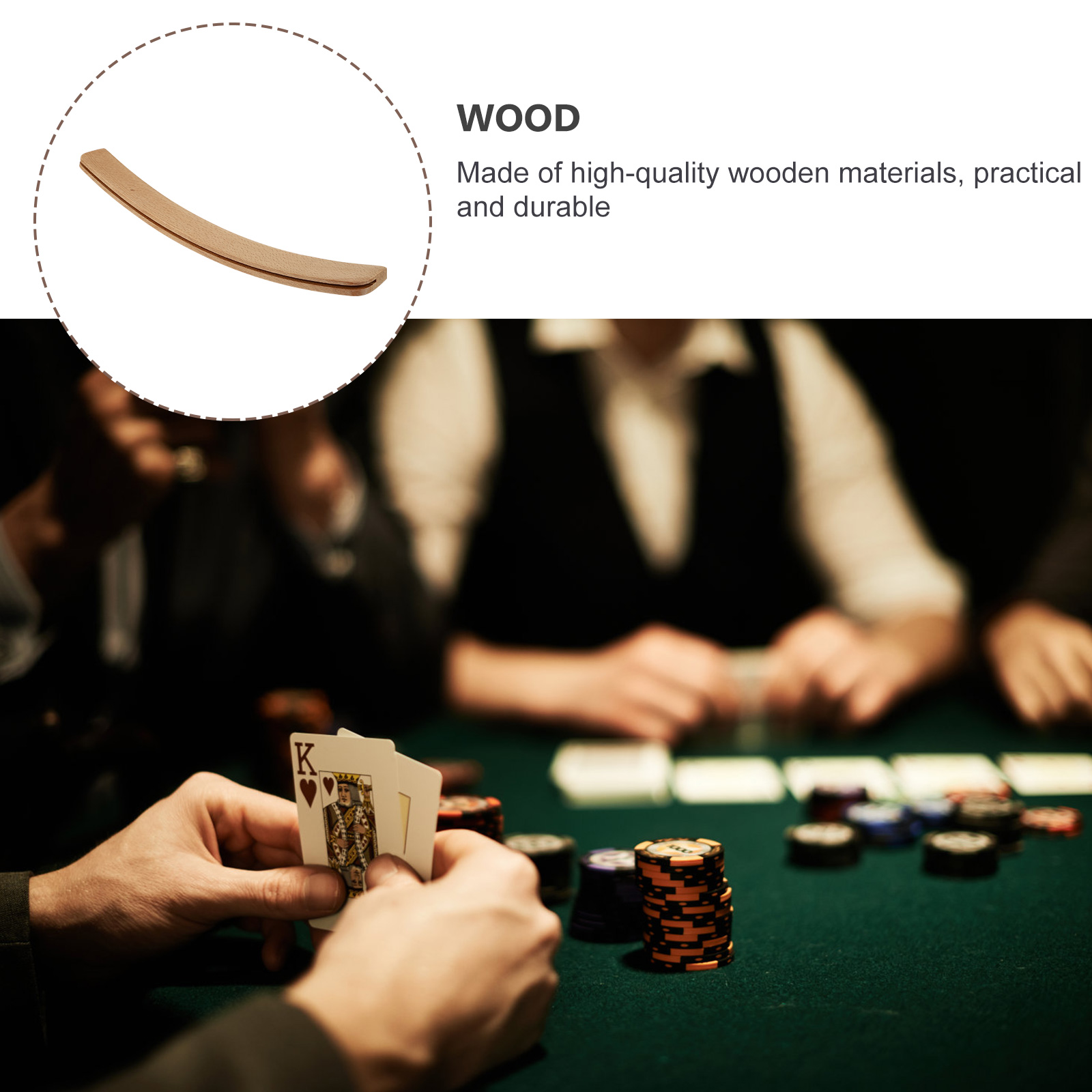 Cards Game Stand Displaying Holder Wooden Base Gaming Cards Base for Plaything Cards Cards Cards Room