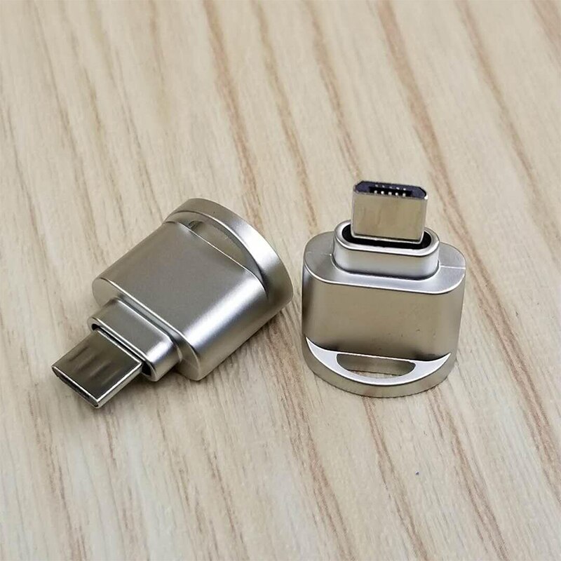 Universele Adapter Mini Type C Micro Tf Sd Geheugenkaartlezer Otg Adapter Usb 3.1 Draagbare Lezer