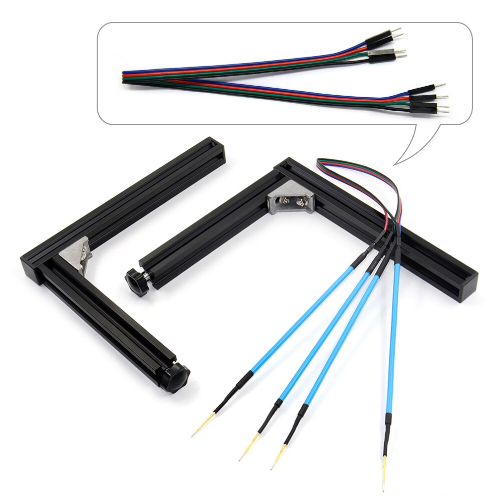 LED BDM Frame Mesh Assistant With 4 Probe Pens Works For KESS/KTAG/FGTECH/BDM100/Dimsport BDM Adapters ECU Remap Bracket