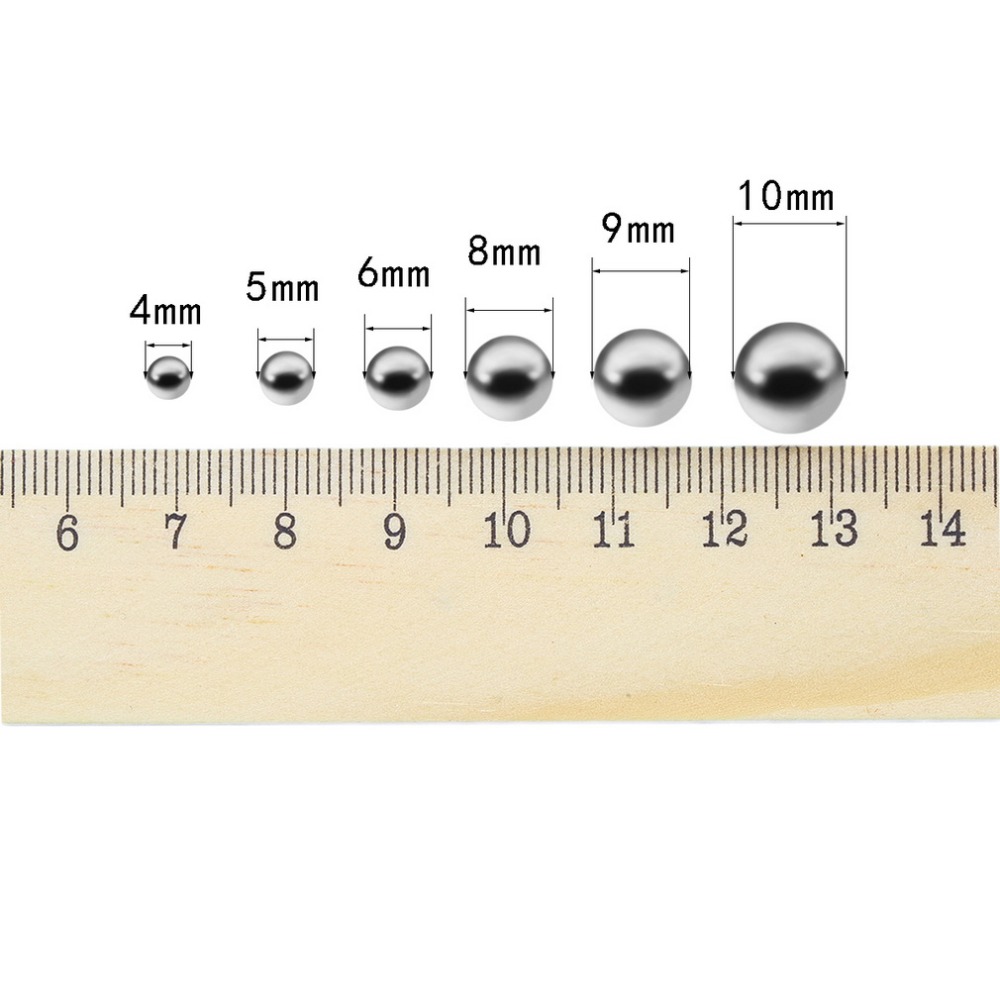 50 stuks duurzame fietskogellagers van roestvrij staal, 4mm 5mm 6mm 8mm 9mm 10mm fietskogellagers van staal