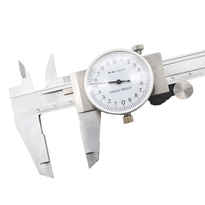 Shockproof measuring tool display digital electronic vernier caliper micrometer 6-inch Stainless steel 150mm LCD metal caliper