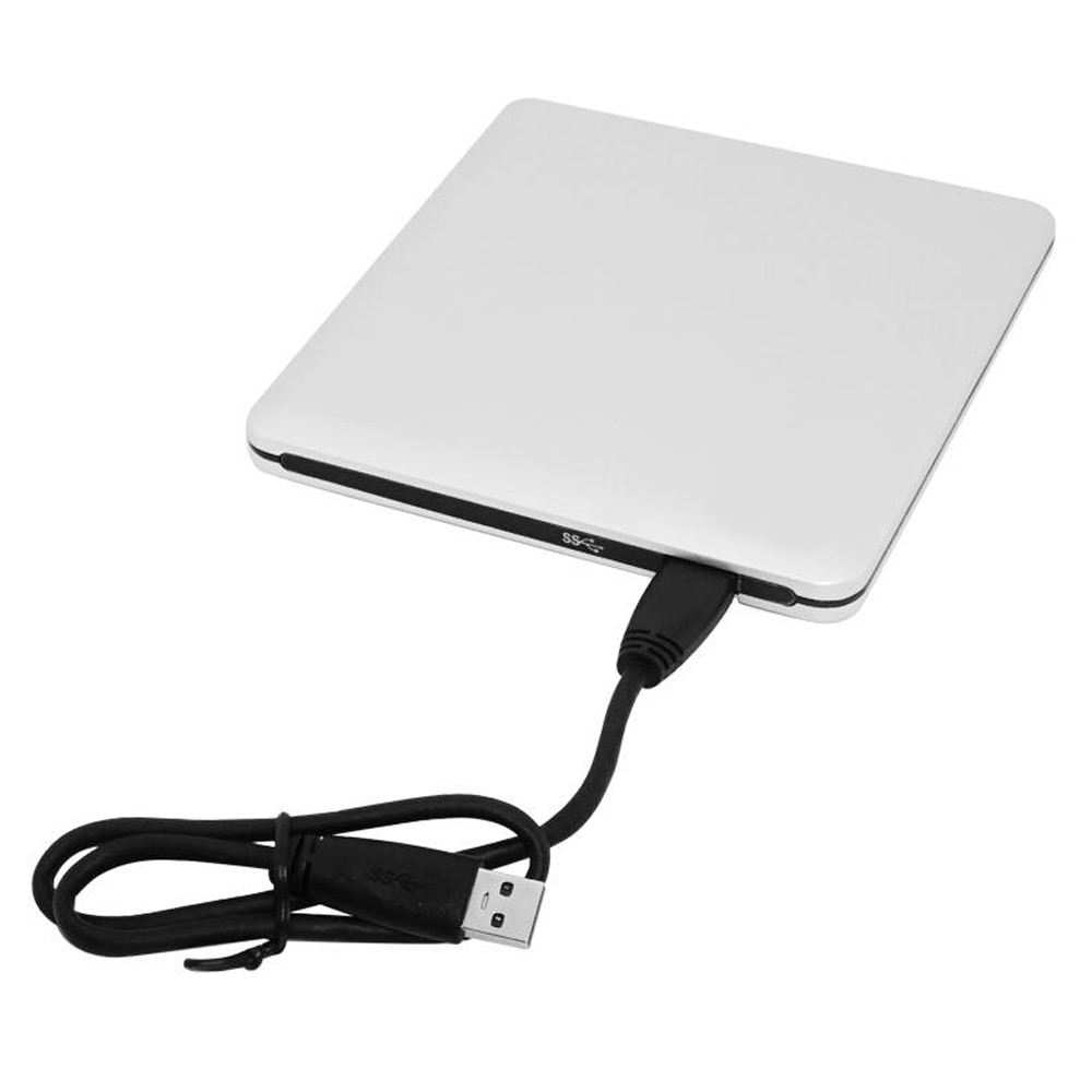 9.0mm/9.5mm Slot in USB 3.0 SATA Interface Laptop Notebook DVD RW Blu-ray Burner Drive External Case Enclosure Caddy