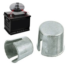 2 Pcs Car Battery Terminal Converters Post Repair ShimsRepair Worn Posts Loose Terminal Posts Battery Post Adapters Sleeves