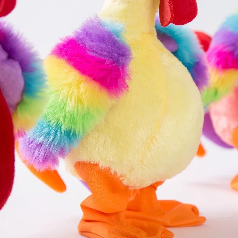 Elektrische Huhn Plüsch Spielzeug Singen Tanzen Interaktive Stofftier Lustige Huhn Plüsch Spielzeug Geburtstag Für Baby und Kinder