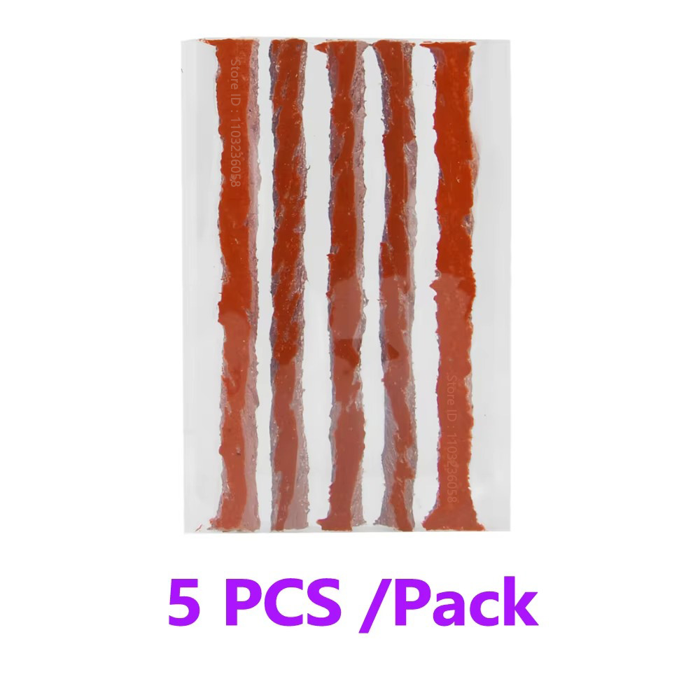 PWS-Kit de herramientas de reparación de neumáticos de coche, Kit de reparación de pinchazos de neumáticos sin cámara de goma, herramienta de tachuelas para bicicleta, juego de reparación de neumáticos de motocicleta