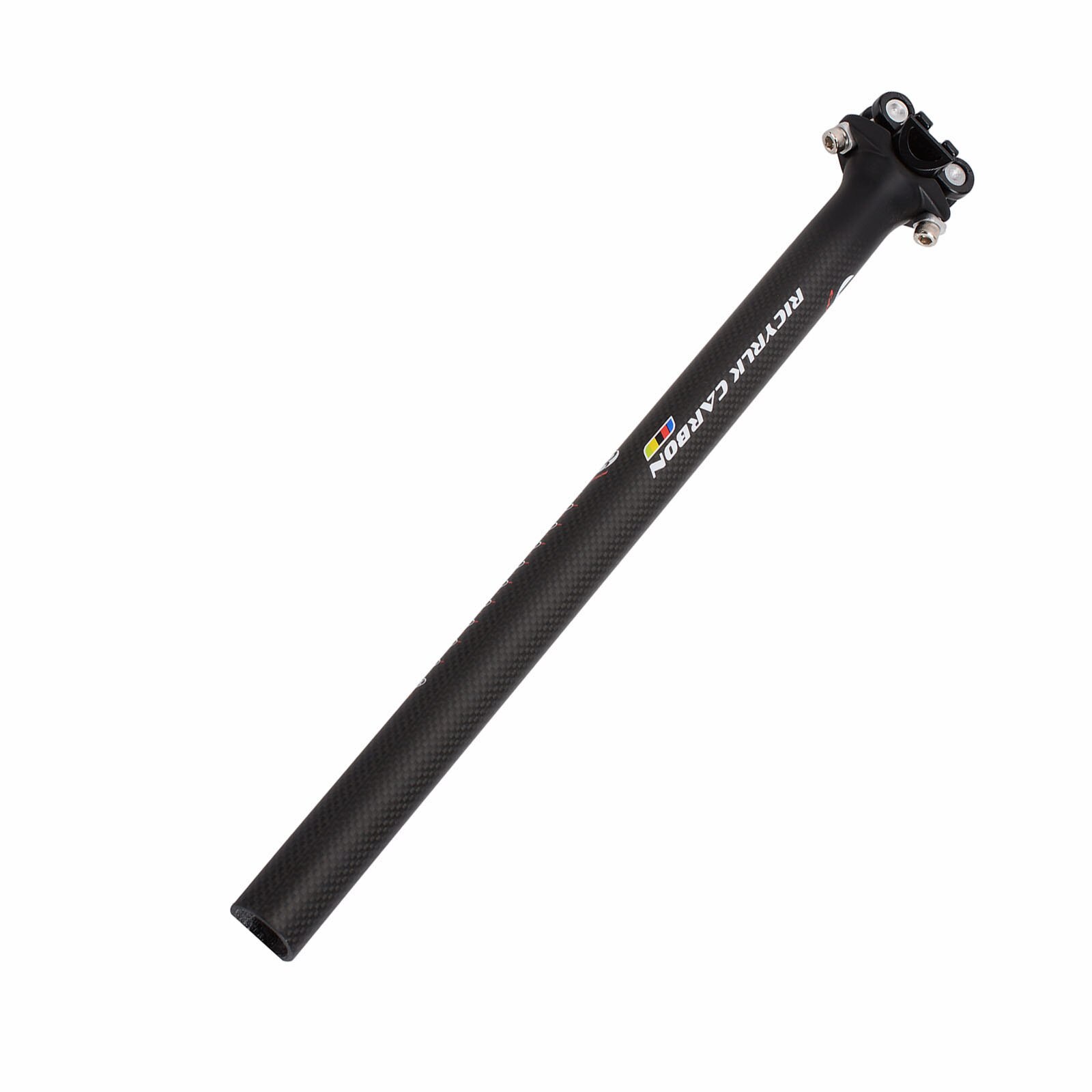 Tija de sillín de carbono , 27,2, 30,8 o 31,6mm, tubo de asiento de fibra de carbono para bicicletas de montaña y carretera, 125g