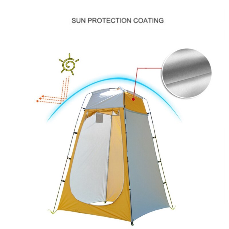 Tente de douche extérieure Portable salle de bain tente de Camping abri plage intimité tente pour Camping en plein air vélo randonnée