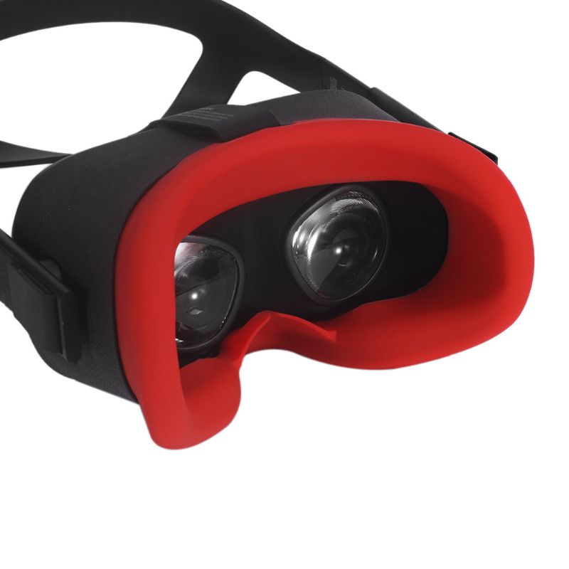 1PC Macio Anti-suor Olho Máscara de Silicone Caso Capa de Pele para Oculus VR Óculos da Quest