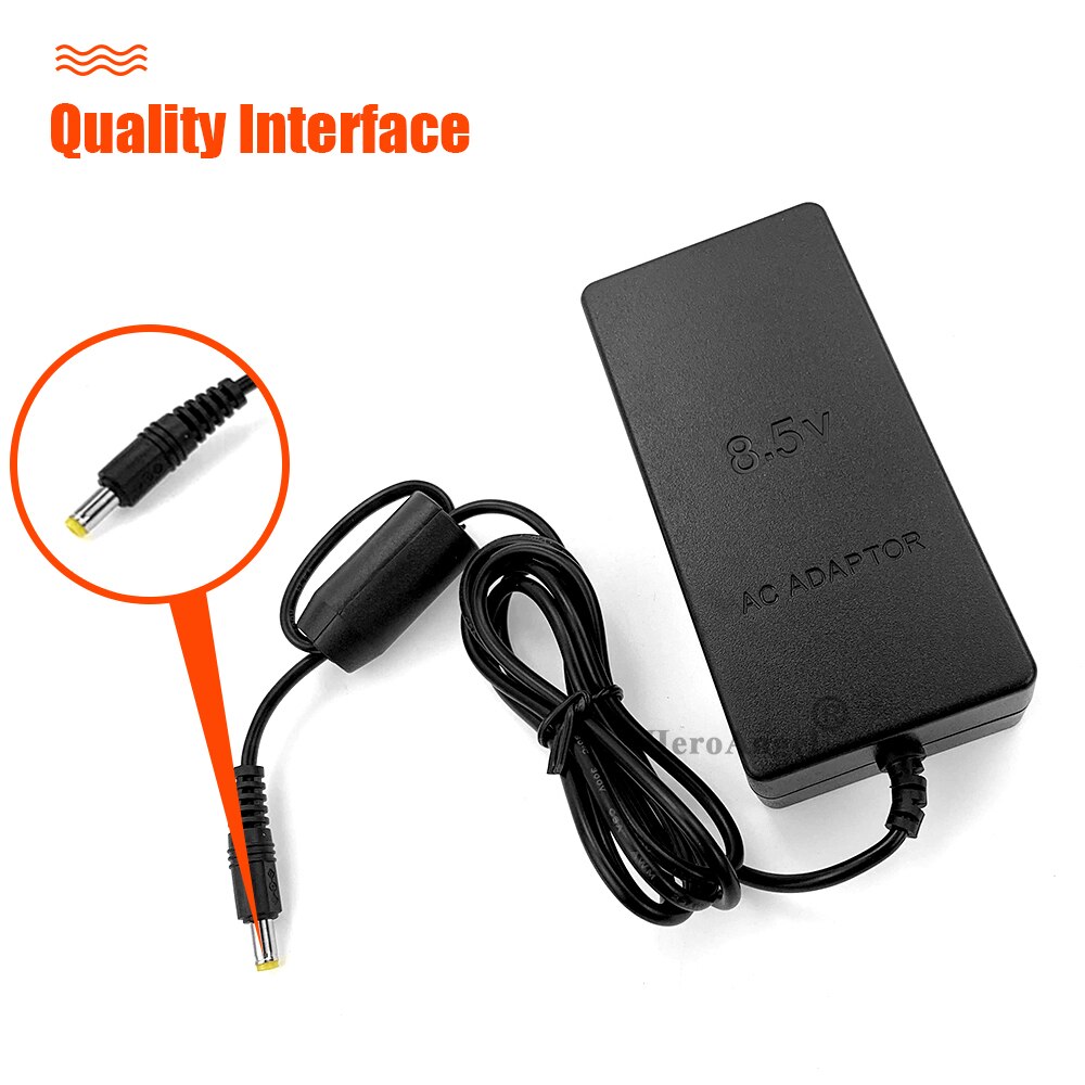 Ac Power Adapter Voor Sony Playstation 2 Eu Plug Adapter Lader Voeding Voor PS2 70000 Console 8.5V 5.6A Output Dropsh