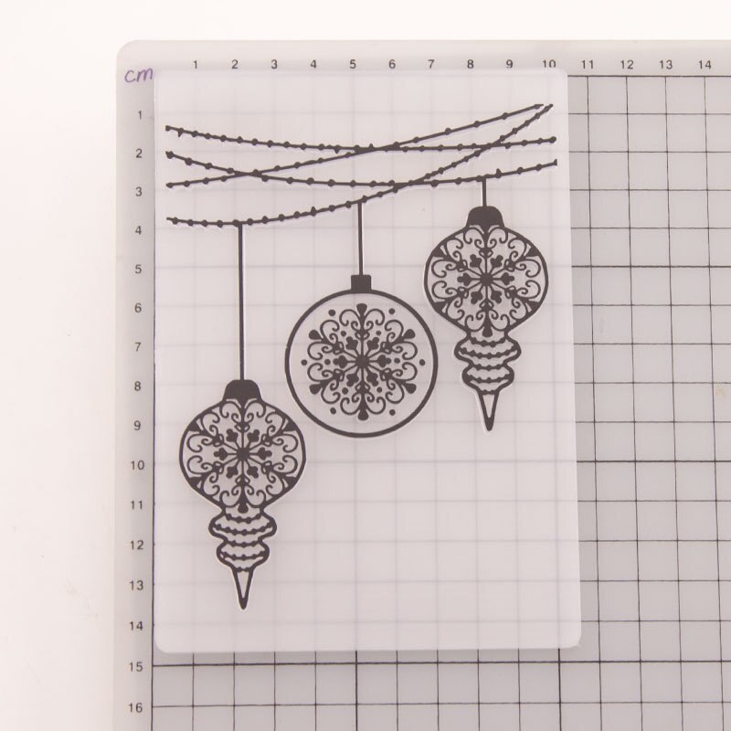 3D Embossing Folders for Card Making DIY Stencil Plastic Christmas Embossing Folder Scrapbooking Photo Album Card Template Tools: EM187