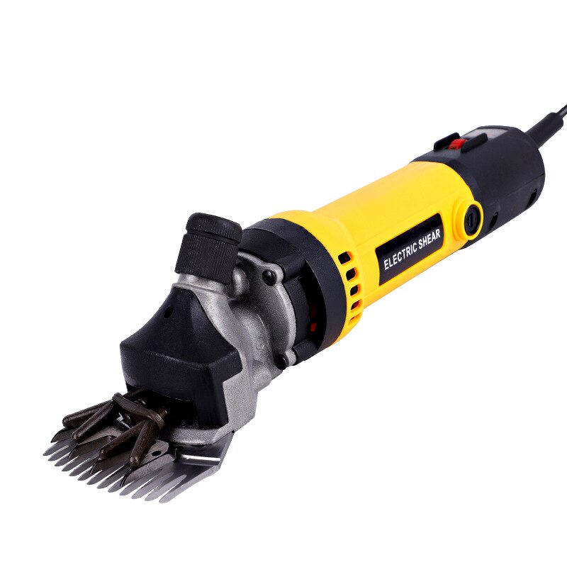 13 Teeth 6 Gears 1000W Electric Sheep Shearing Cutter Scissor Goat Wool Shaving Adjustment Push Trimmer Tool Cutter Machine: Default Title