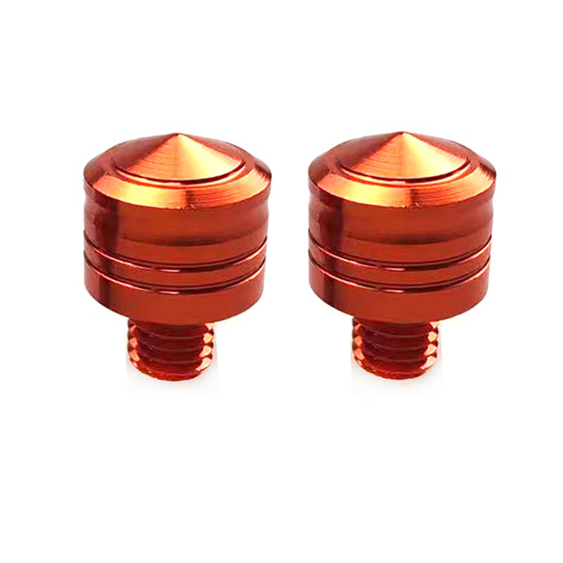 Rétroviseurs de moto pour Kawasaki Z400 Z650 Z750 Z800 Z250, 2 pièces, adaptateur de montage de rétroviseur latéral: Orange