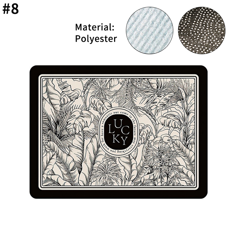 Keuken Aanrecht Waterabsorberende Mat Schotel Droogmat Super Absorberende Mat Grote Koffie Water Cup Aftappen Placemat Droogmatten: L / Blauw