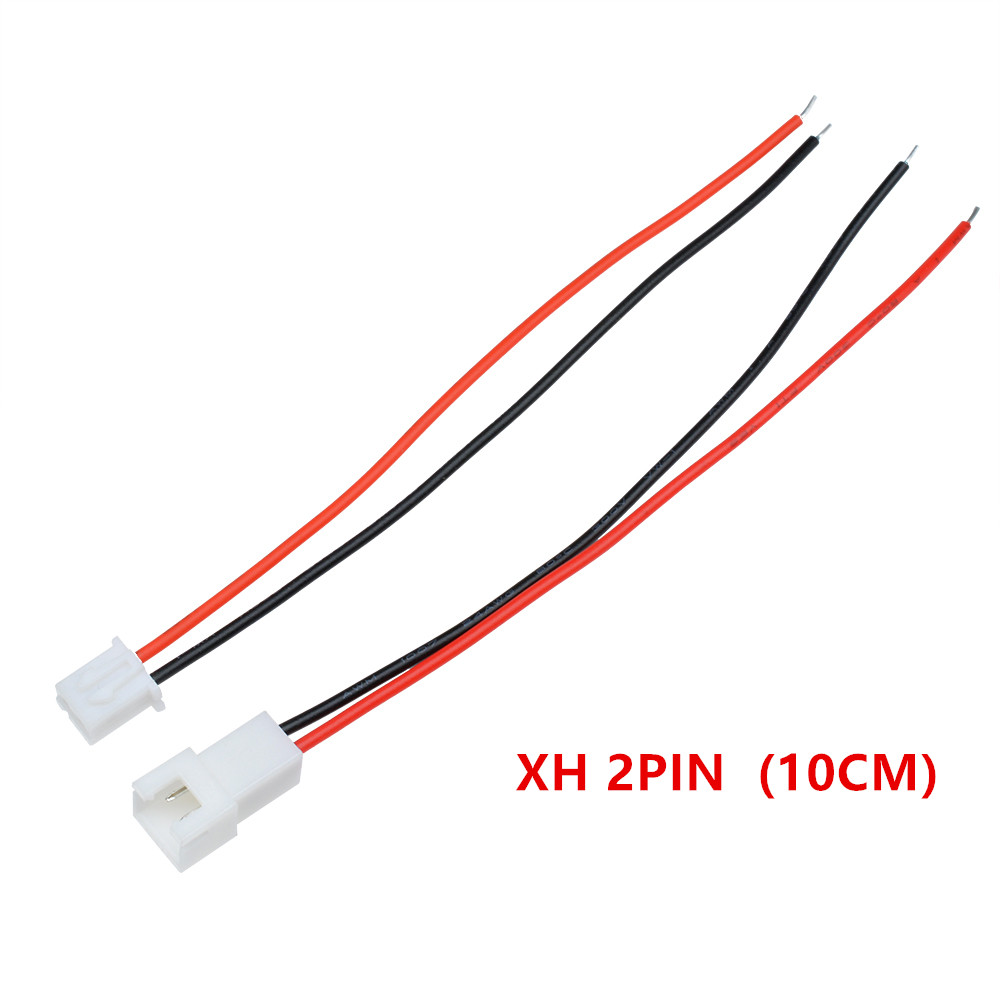5 ensembles JST XH 2.54mm câble connecteur 2 broches 3pin Pitch mâle femelle prise de courant 10 cm 30 cm longueur de fil: 10CM XH 2PIN